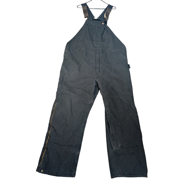 Dickies Other - Dickies Black Quilted Insulated Zip Leg Overalls Mwn's 2XL Winter Workwear